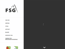 Tablet Screenshot of fsg.no